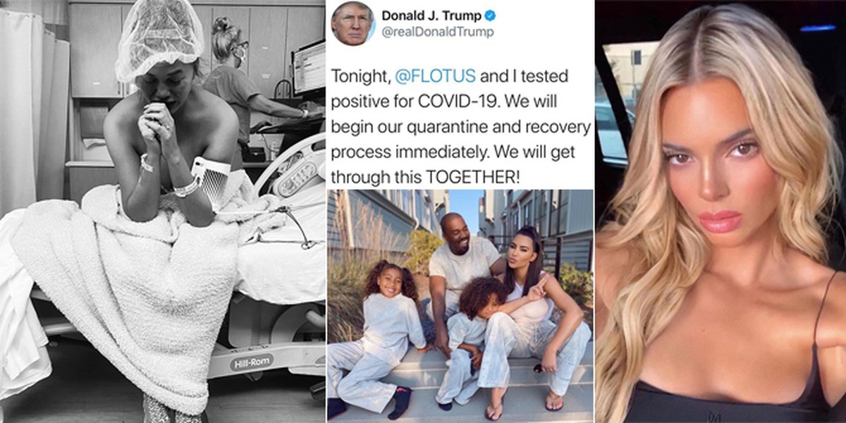 Weekly Hot Instagram: Chrissy Teigen Cries After Miscarriage - Donald Trump Tests Positive for Corona