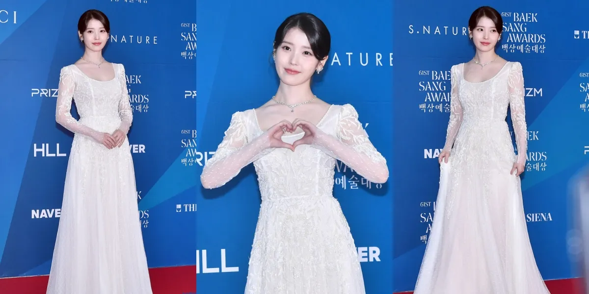 'WHEN LIFE GIVES YOU TANGERINES' Winning Awards, 8 Photos of IU Looking Like a Princess on the Red Carpet of the Baeksang Arts Awards 2025 - Her Visuals Are Stunning