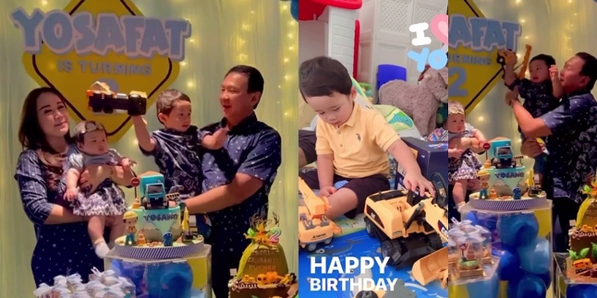 Yosafat Ahok's Son Turns 2, Take a Look at His Cute Project-Themed Birthday Party