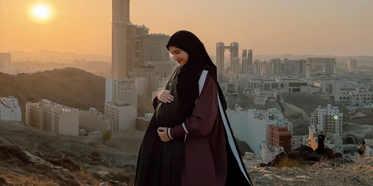 Zaskia Sungkar Maternity Photoshoot in the Holy Land, Baby Bump More Visible