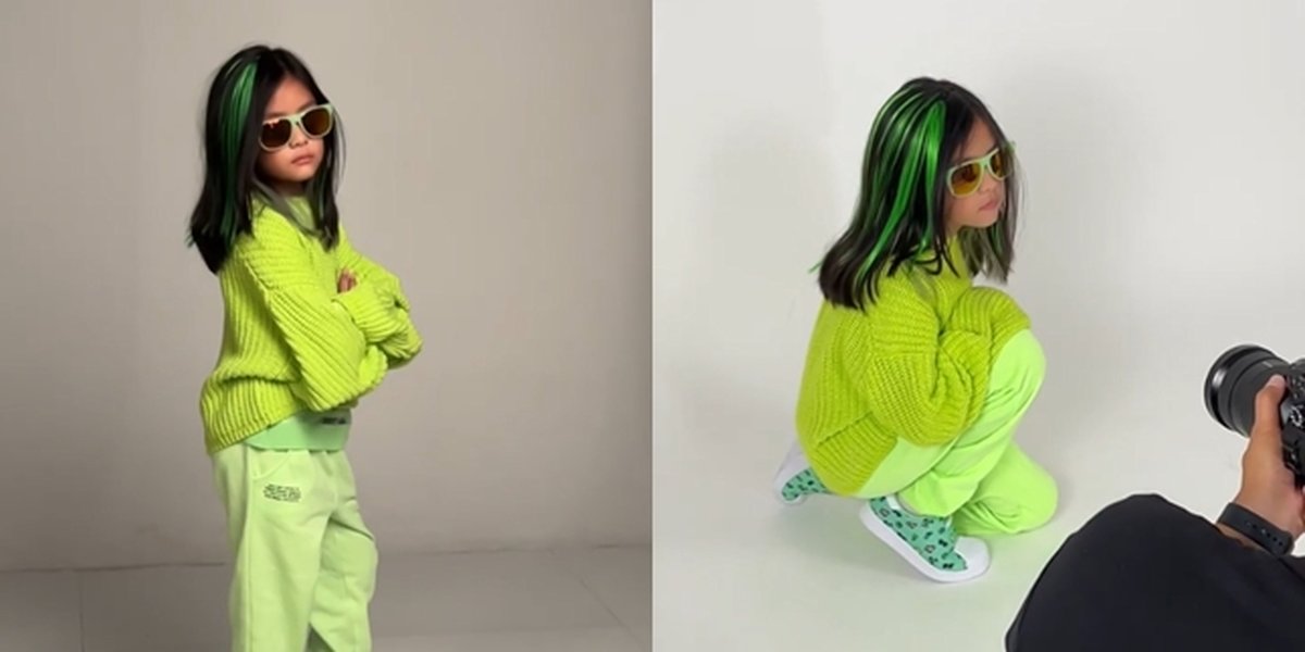 Zoe, Joanna Alexandra's Third Daughter, Does a Billie Eilish-Inspired Photoshoot, Her Style is Really Cool