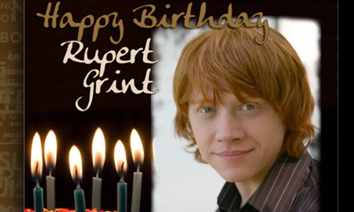 Happy 24th Birthday, Rupert 'Ron Weasley' Grint!
