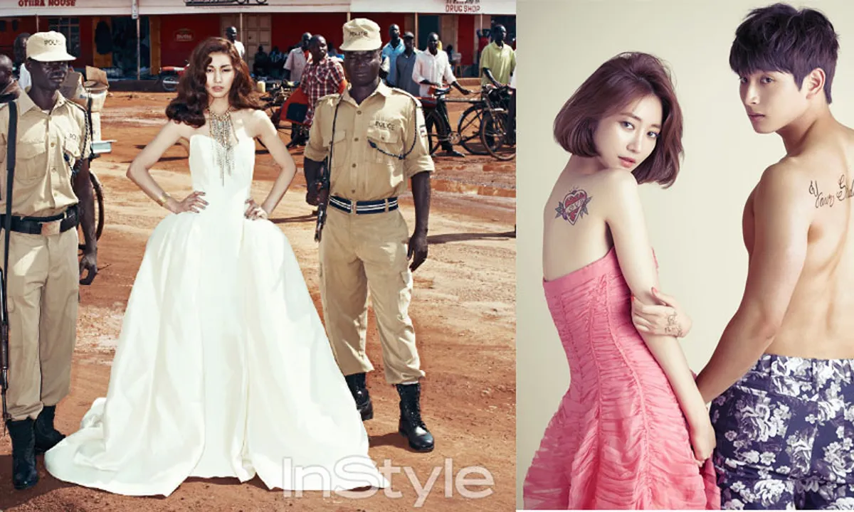 10 Bintang Cantik Korea Dengan Gaun Pengantin Radikal, Wow!