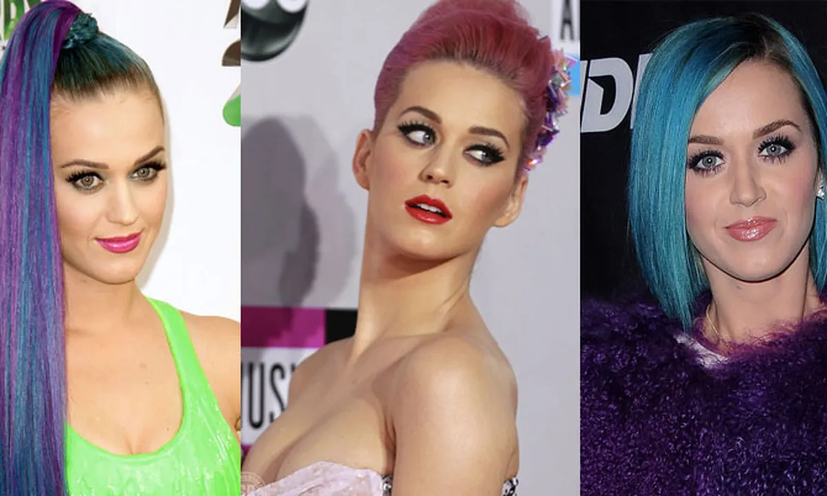 10 Gaya Rambut Nyentrik Katy Perry
