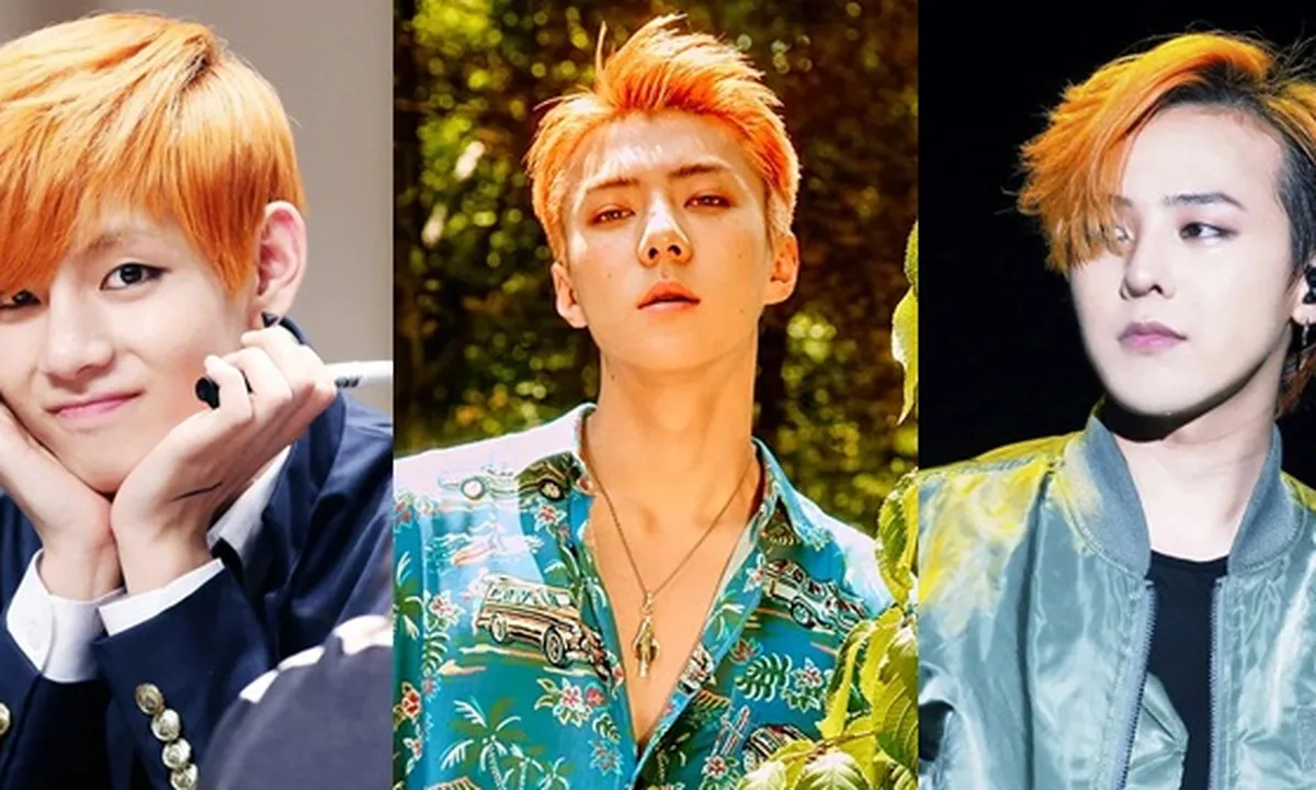 10 K-Pop Idol Ganteng Ini Semakin Glowing Dengan Rambut Warna Orange!