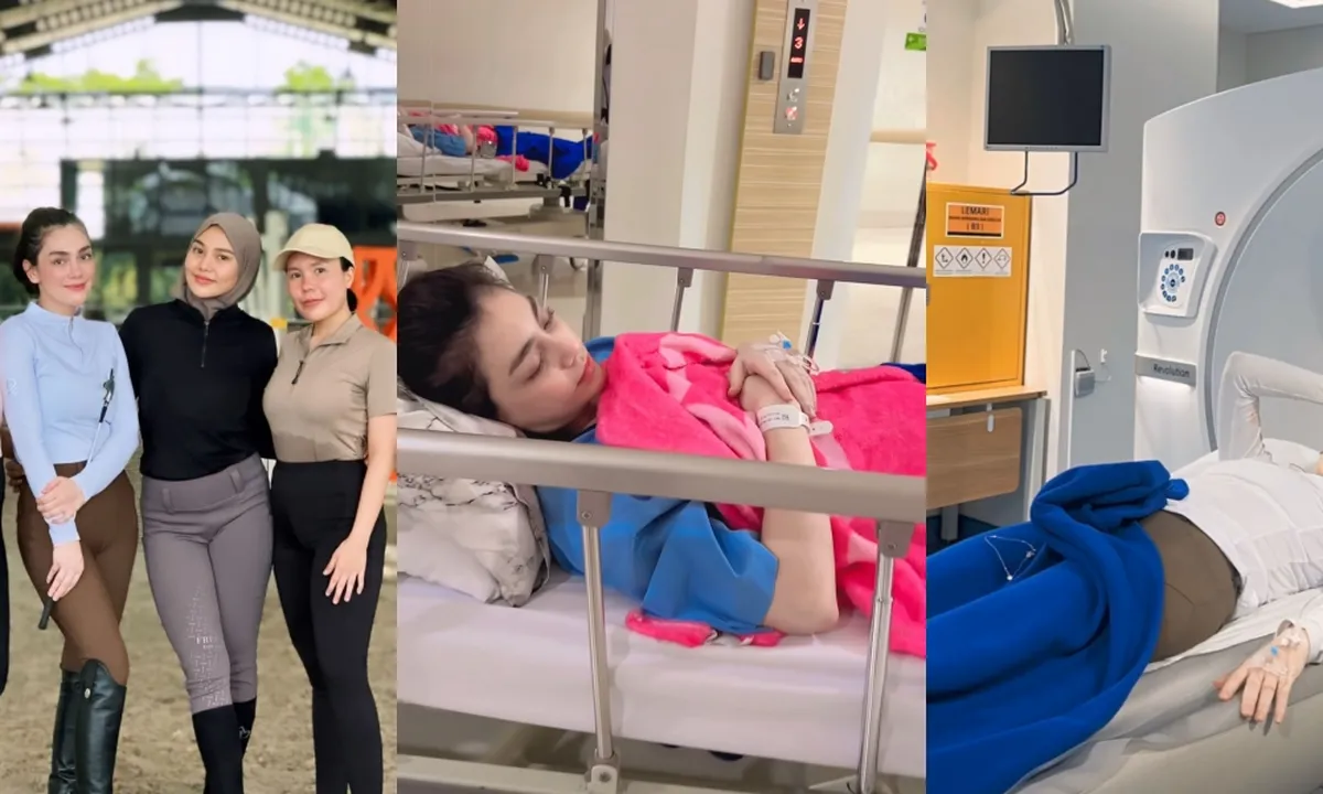 10 Potret Celine Evangelista Alami Kecelakaan Saat Latihan Berkuda, Hidung Berdarah Hingga Badan Susah Digerakkan - Langsung Dilarikan ke Rumah Sakit