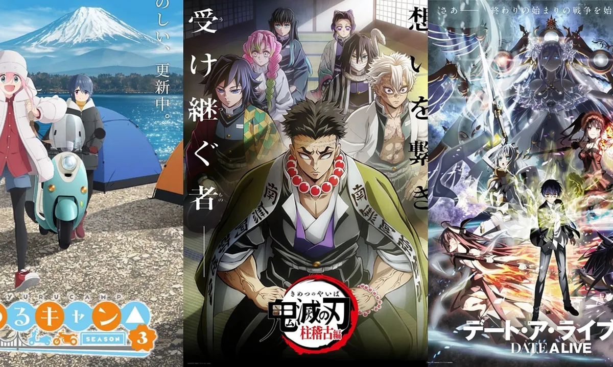 10 Rekomendasi Anime Spring Season 2024 untuk Kisah Lanjutan, dari YURU CAMP - KIMETSU NO YAIBA