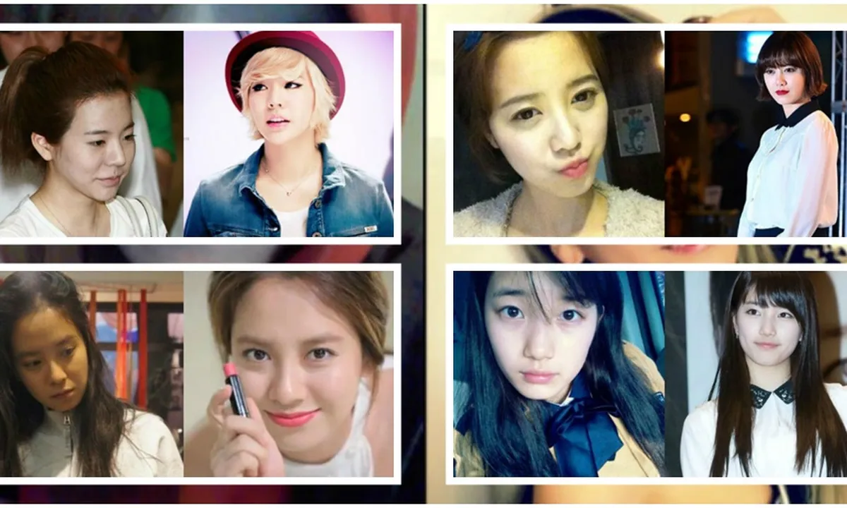 10 Wajah Selebriti Korea Tanpa Make Up, Cantik Atau Plastik?