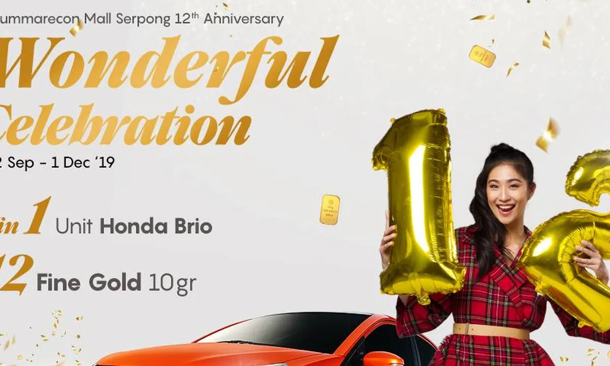 12 Tahun Eksis, Summarecon Mall Serpong Hadirkan 'Wonderful Celebration'