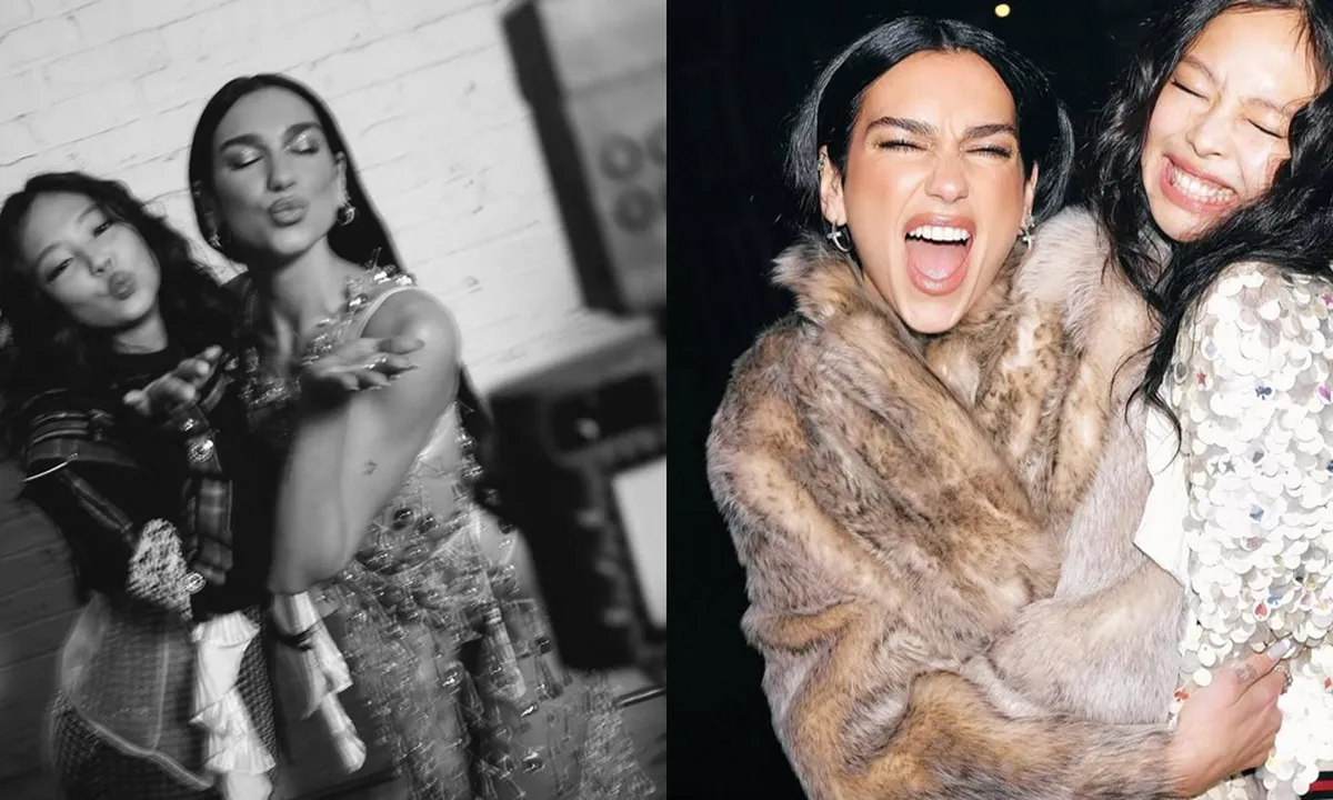 4 Potret Akrab Jennie BLACKPINK dan Dua Lipa di Balik MV Handlebars