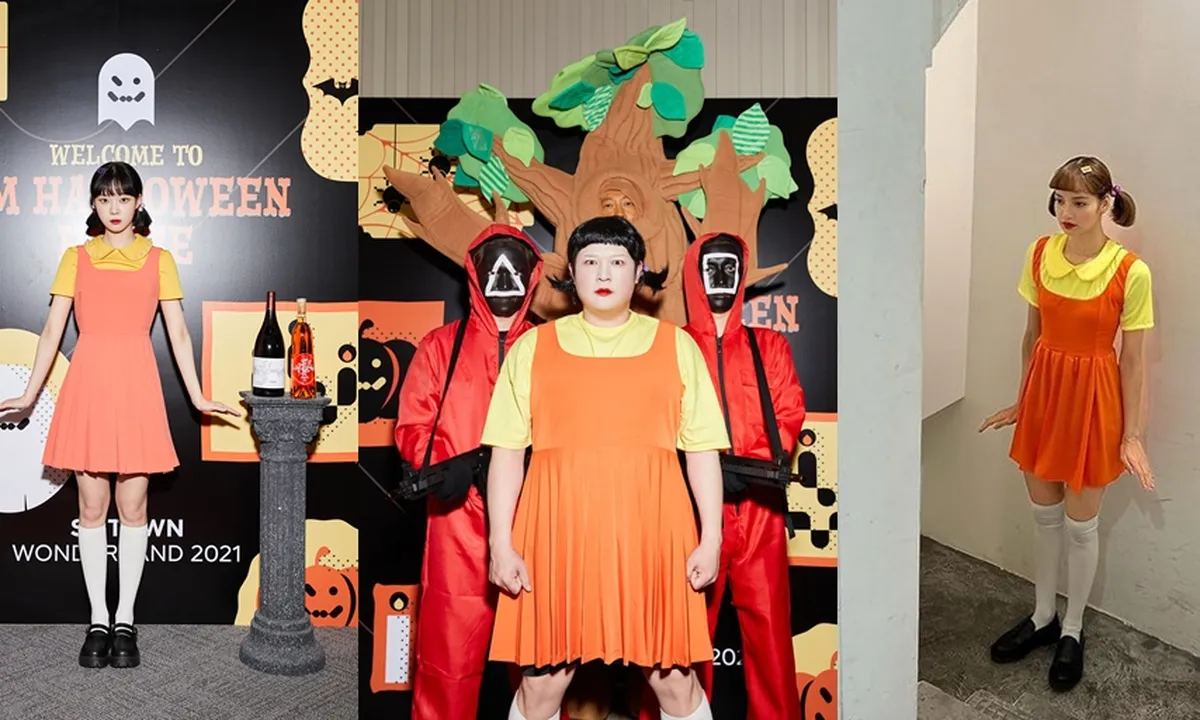 5 Idol K-Pop yang Dandan ala Younghee, Si Boneka Seram di 'SQUID GAME' saat Halloween