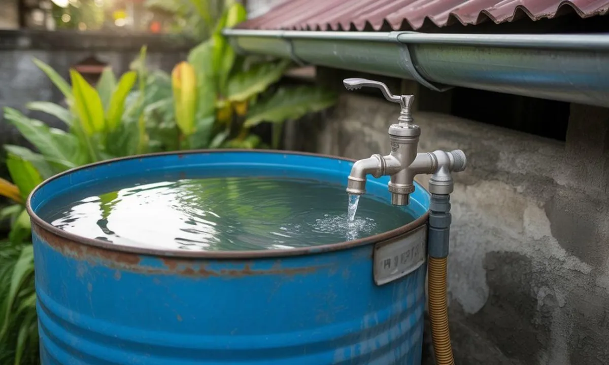 5 Langkah Sulap Drum Bekas Jadi Penampung Air Hujan dan Hemat Tagihan PDAM