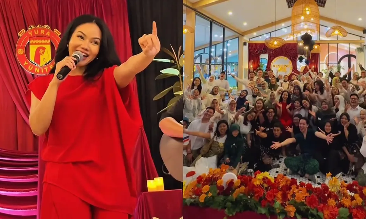 5 Momen Yura Yunita Buka Puasa Bareng Fans, Kompak Pakai Baju Serba Putih