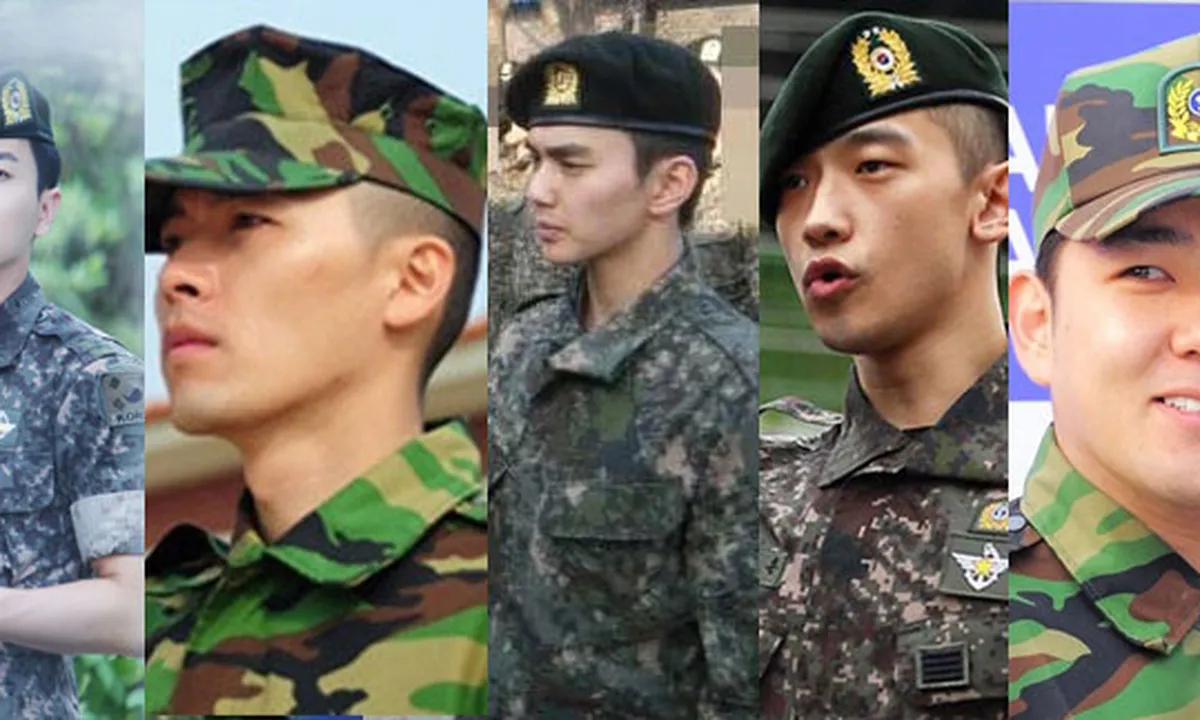 5 Seleb Pria Korea Selatan Yang Pantas Memakai Baju Tentara