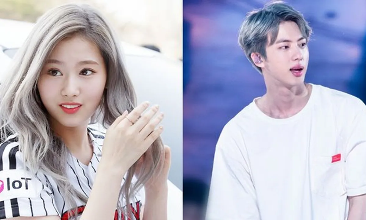 6 K-Pop Idol yang Paling Cocok Dengan Rambut Silver, Sana TWICE - Jin BTS