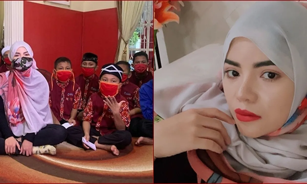 6 Potret Dinar Candy Berhijab Sambut Bulan Ramadan, Minta Segera Dihalalin