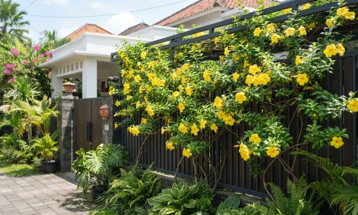 6 Tanaman Rambat Berbunga untuk Pagar Rumah, Bikin Hunian Makin Asri dan Cantik