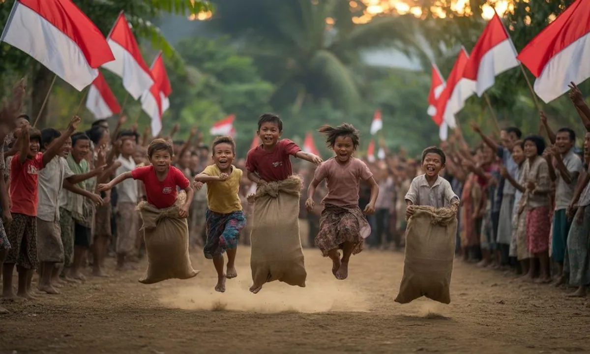 60 Caption WhatsApp Lomba 17 Agustusan Seru dan Berkesan