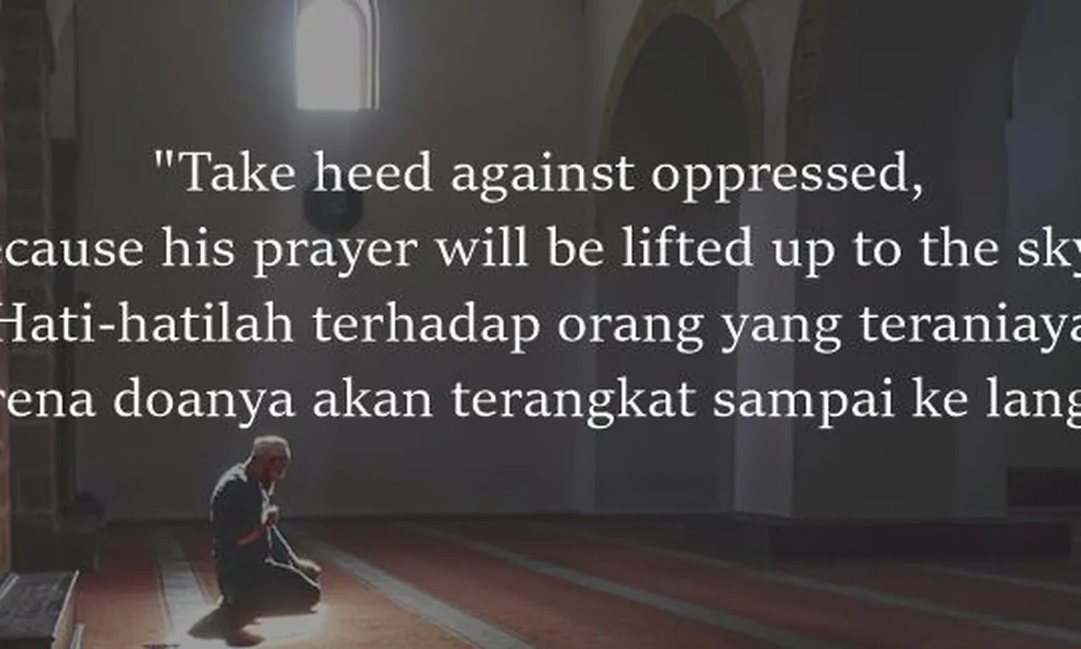 105 Kata-Kata Islami Bahasa Inggris yang Bijak, Penuh Makna Beserta Artinya
