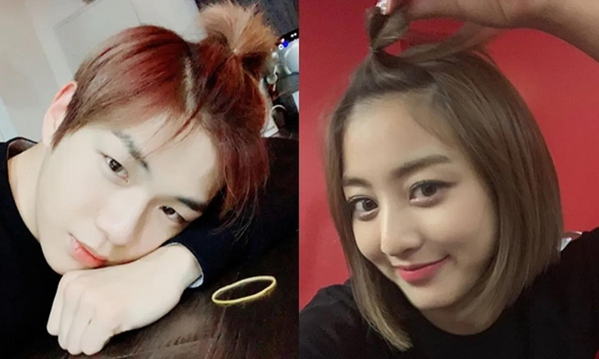 7 Postingan Mirip Jihyo TWICE & Kang Daniel, Rambut Apel - Peluk Kucing