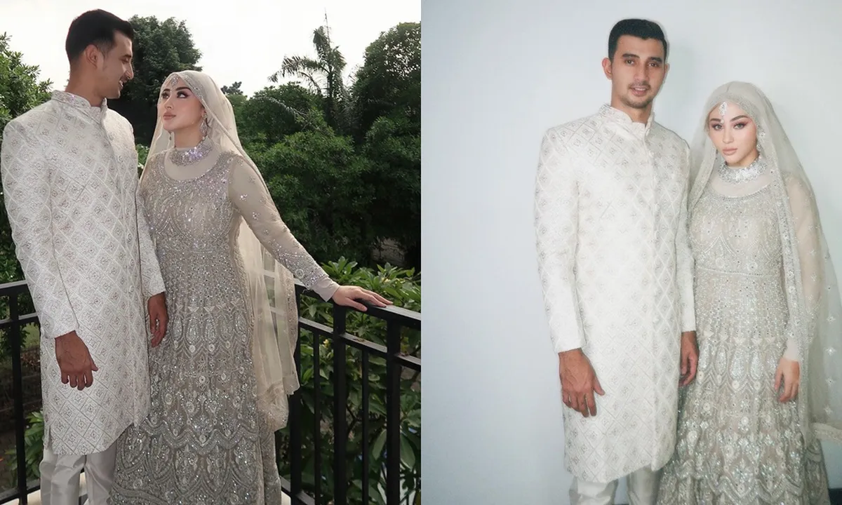 7 Potret Ali Syakieb dan Margin Wieheerm bak Pasangan Bollywood, Serasi Pakai Baju ala India