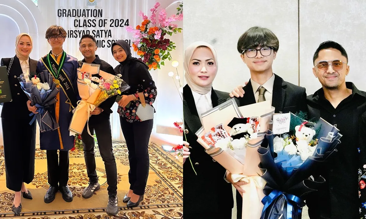 7 Potret Sonya Fatmala dan Christy Jusung di Wisuda Anak, Kompak - Foto Bareng