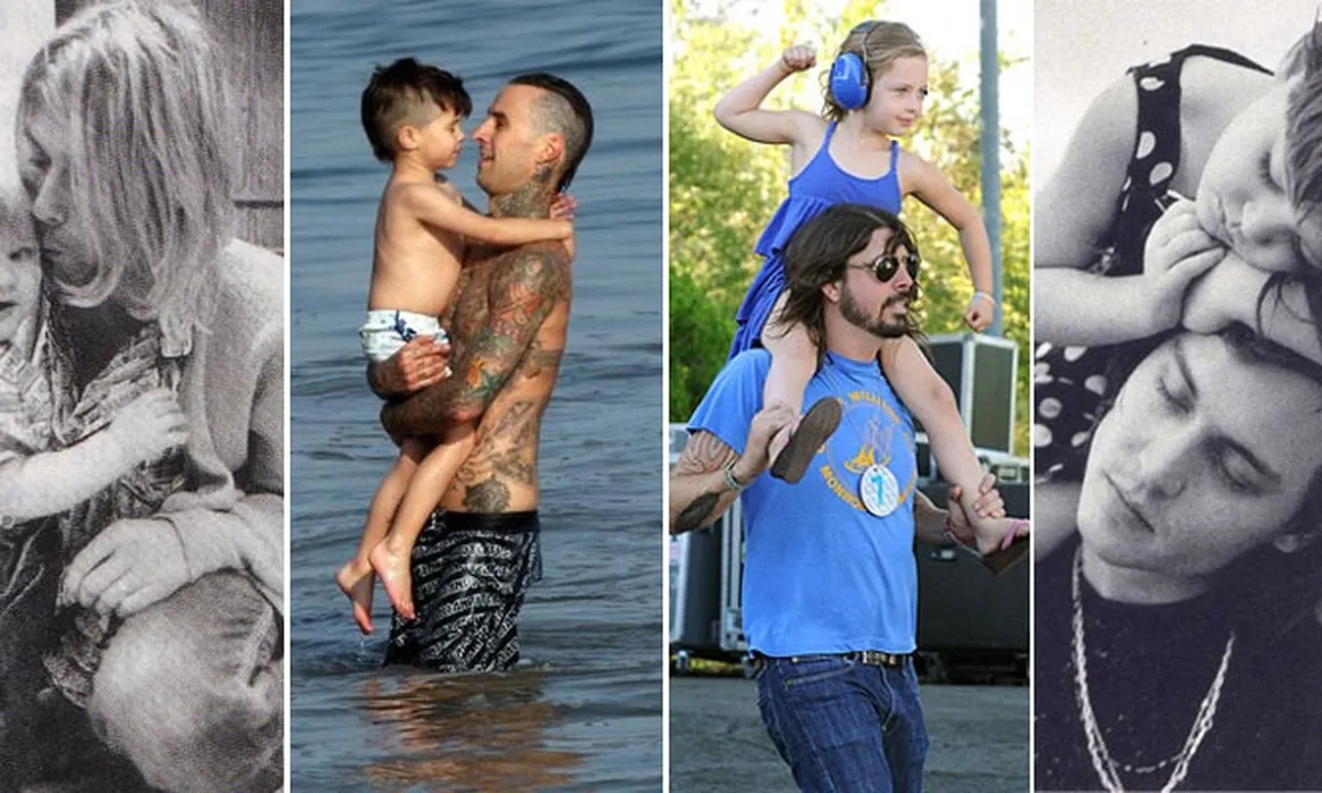 8 Ayah Rocker dan Anak-Anak Keren Mereka