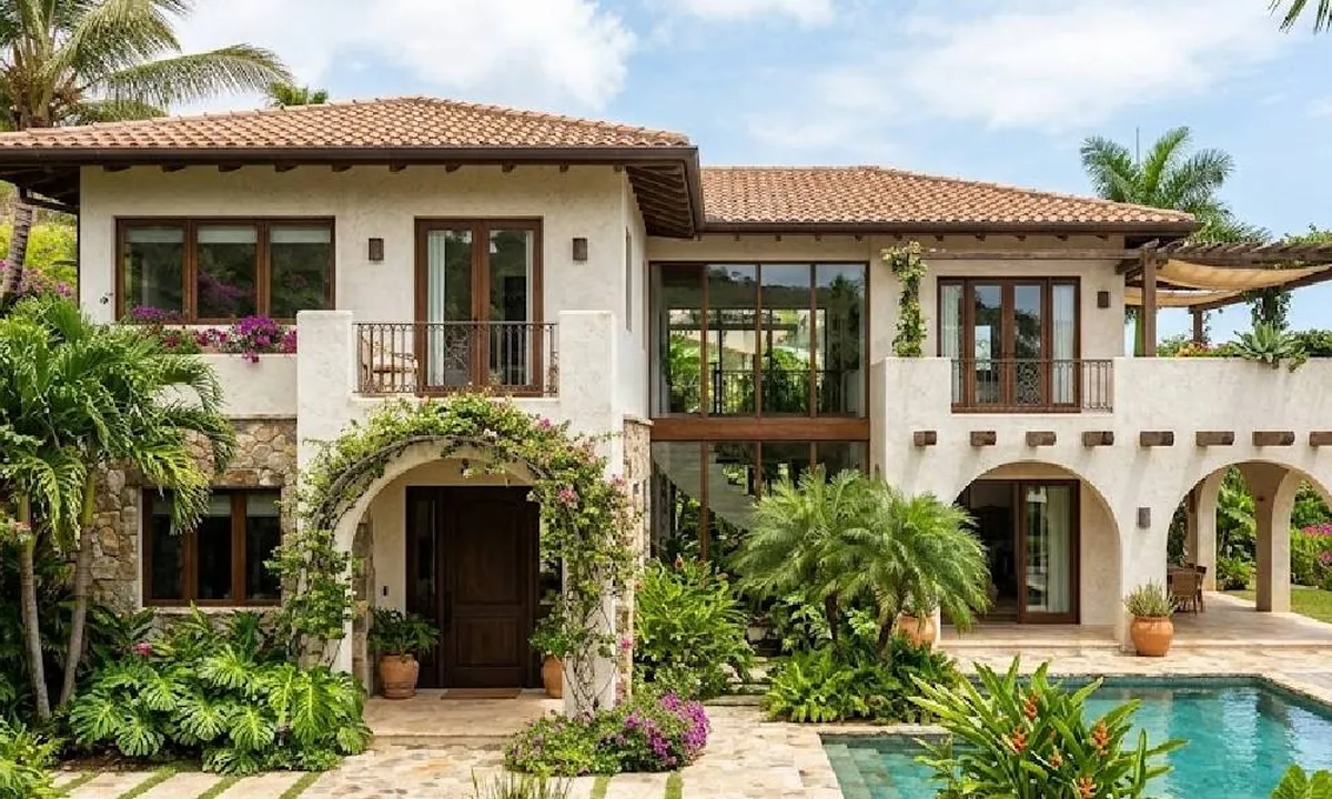 8 Ide Fasad Mediterranean Modern yang Cocok untuk Rumah Tropis
