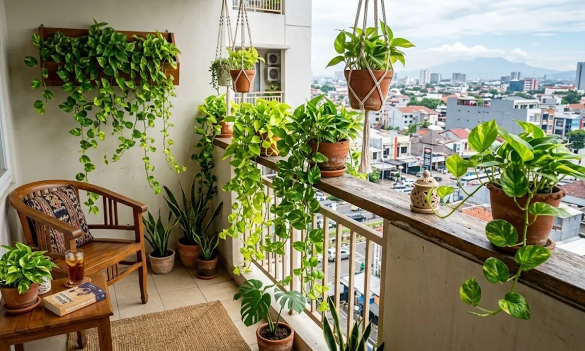 8 Tanaman untuk Mempercantik Balkon, Sulap Sudut Sempit Jadi Asri