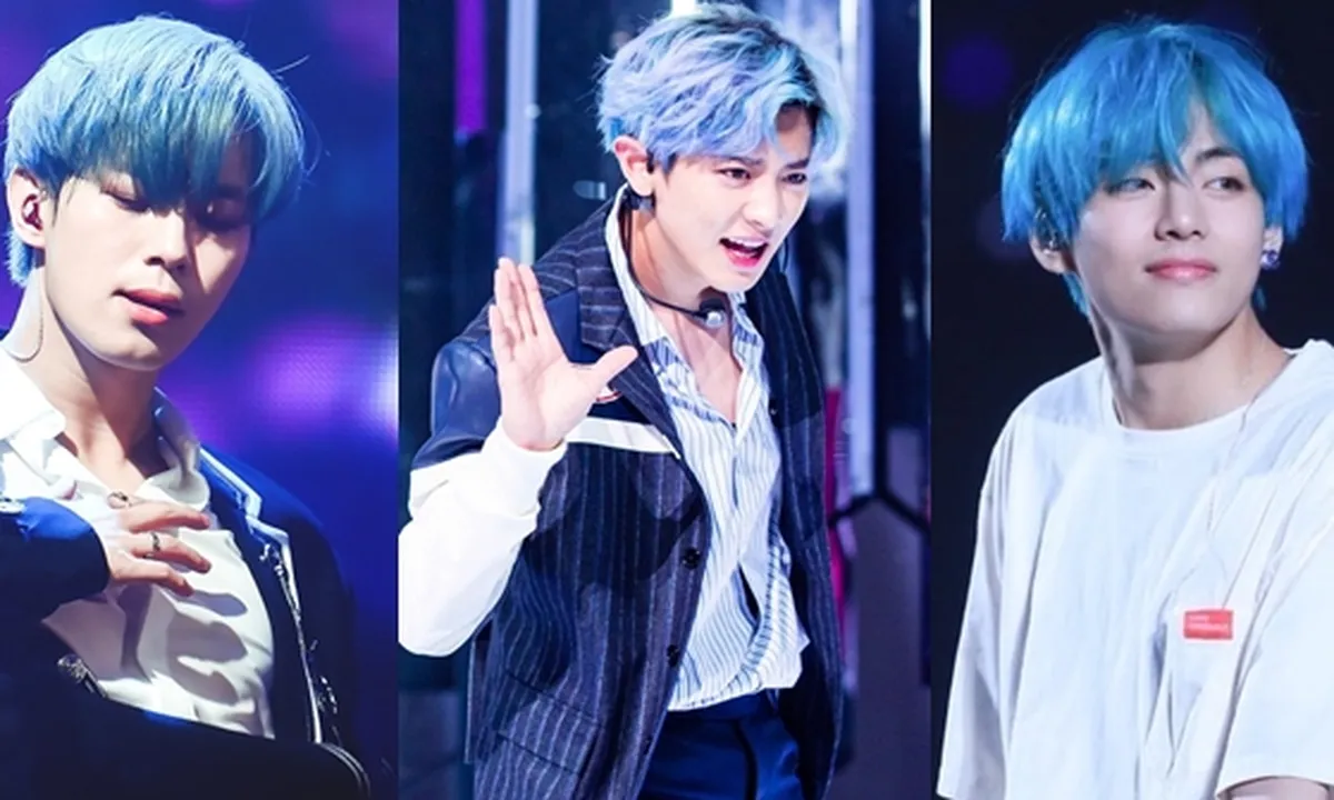 9 K-Pop Idol Ganteng Ini Begitu Kece dengan Rambut Biru, Bikin Hati Adem!