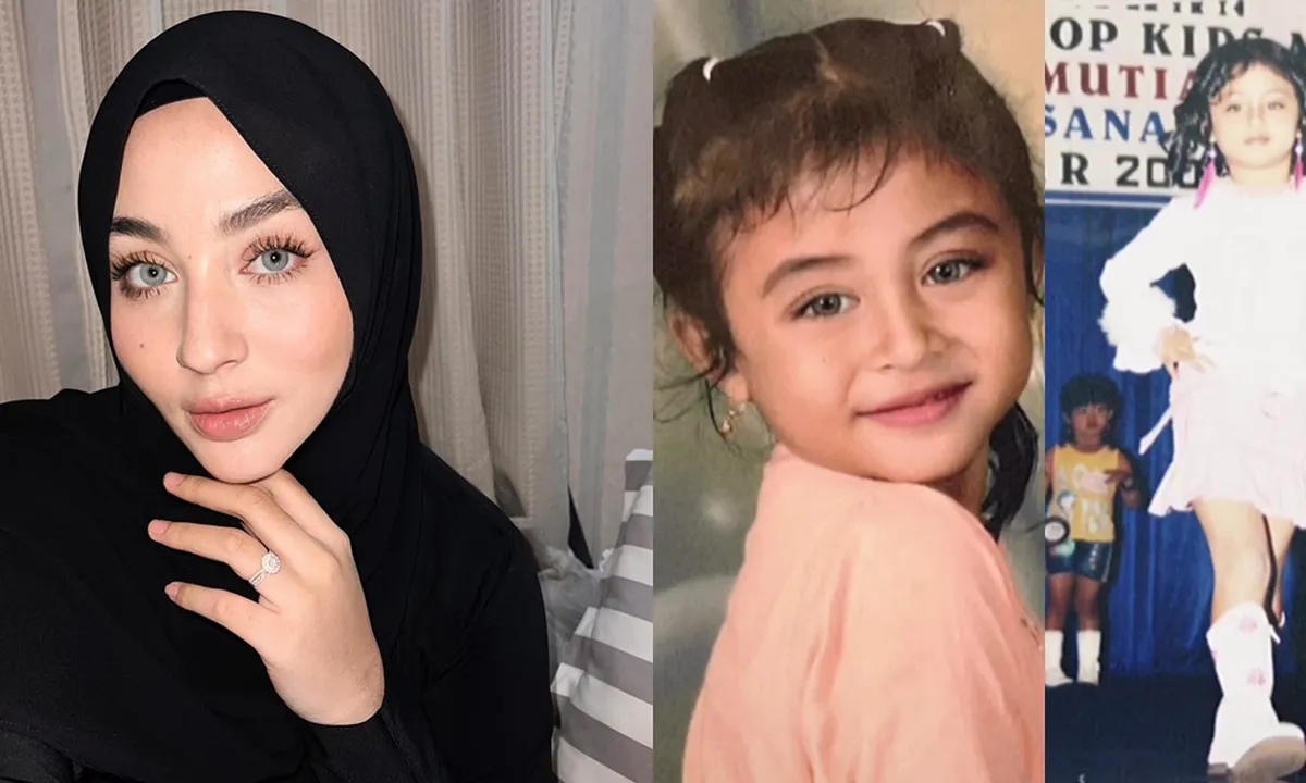 9 Potret Masa Kecil Margin Wieheerm Istri Ali Syakieb, Cantik dari Dulu - Ternyata Model Cilik