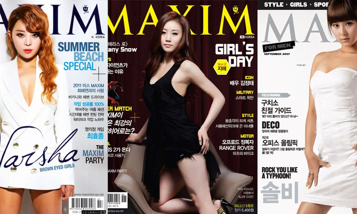9 Seleb Korea Paling Seksi di Cover Majalah Maxim