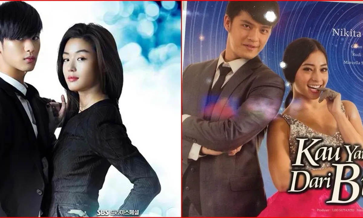 Adegan 'Kau Yang Berasal Dari Bintang' vs 'Man From the Star'!