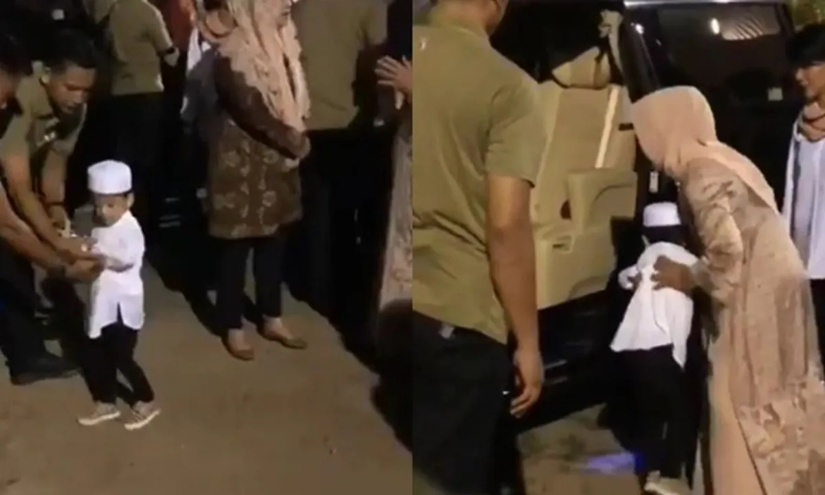 Aksi Lucu dan Menggemaskan Jan Ethes Sukses Bikin Paspampres Kewalahan!
