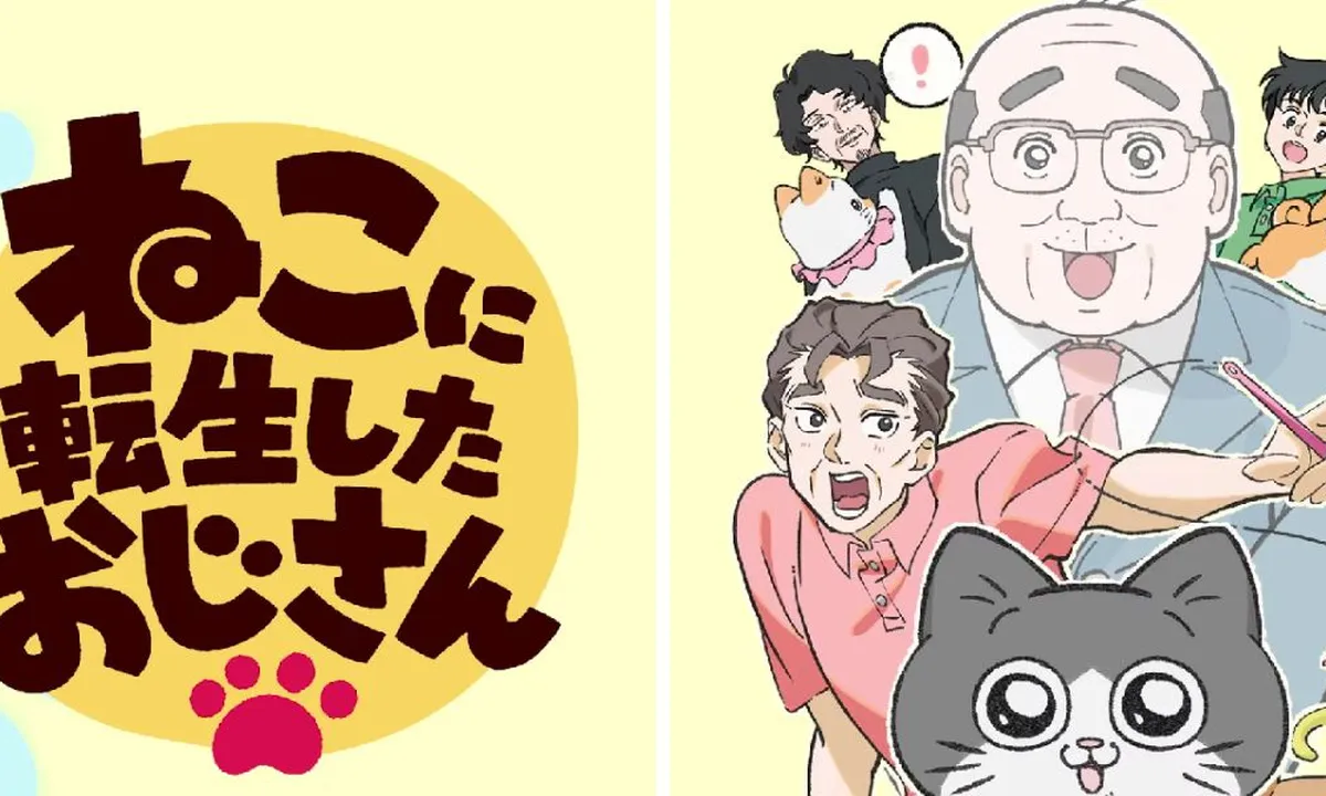 Sinopsis Anime 'NEKO OJI: NEKO NI TENSEI SHITA OJISAN' - Ketika Seorang Ojisan Bereinkarnasi Menjadi Kucing
