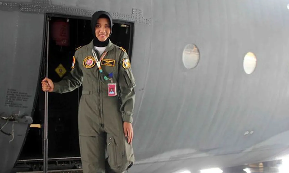 Anisa Amalia Octavia, Pilot Perempuan Pertama Indonesia Terbangkan Hercules
