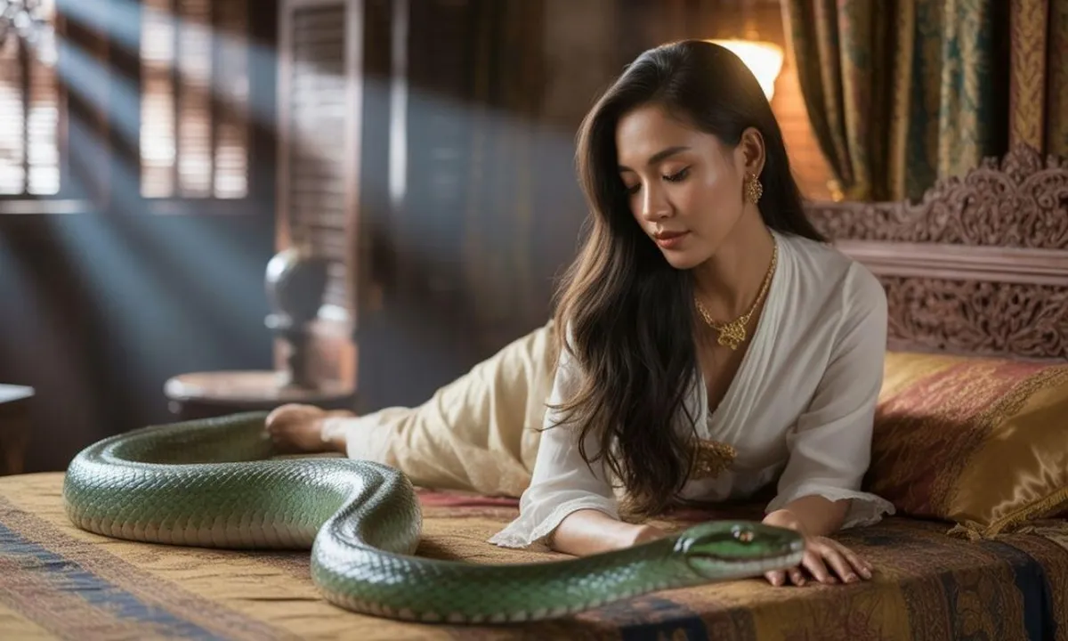 Arti Mimpi Didatangi Ular Hijau: Makna dan Tafsir Lengkap