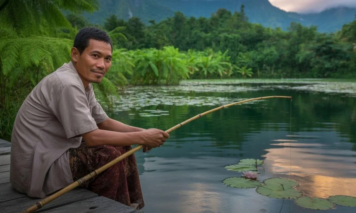Arti Mimpi Mancing Ikan di Danau: Tafsir Lengkap dan Maknanya