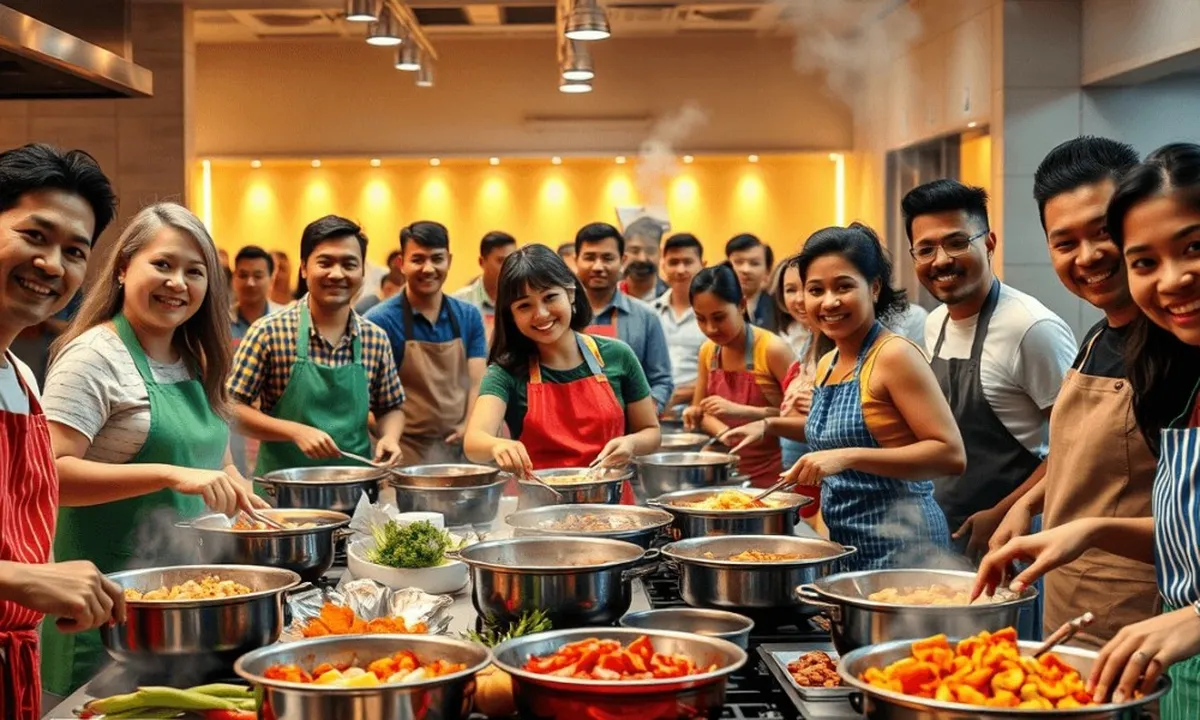 Arti Mimpi Melihat Banyak Orang Memasak: Makna dan Tafsir Lengkap