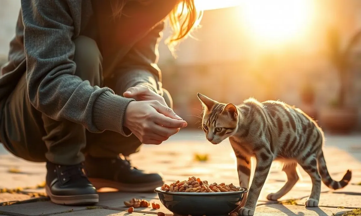Arti Mimpi Memberi Makan Kucing Kelaparan: Makna dan Tafsir Lengkap