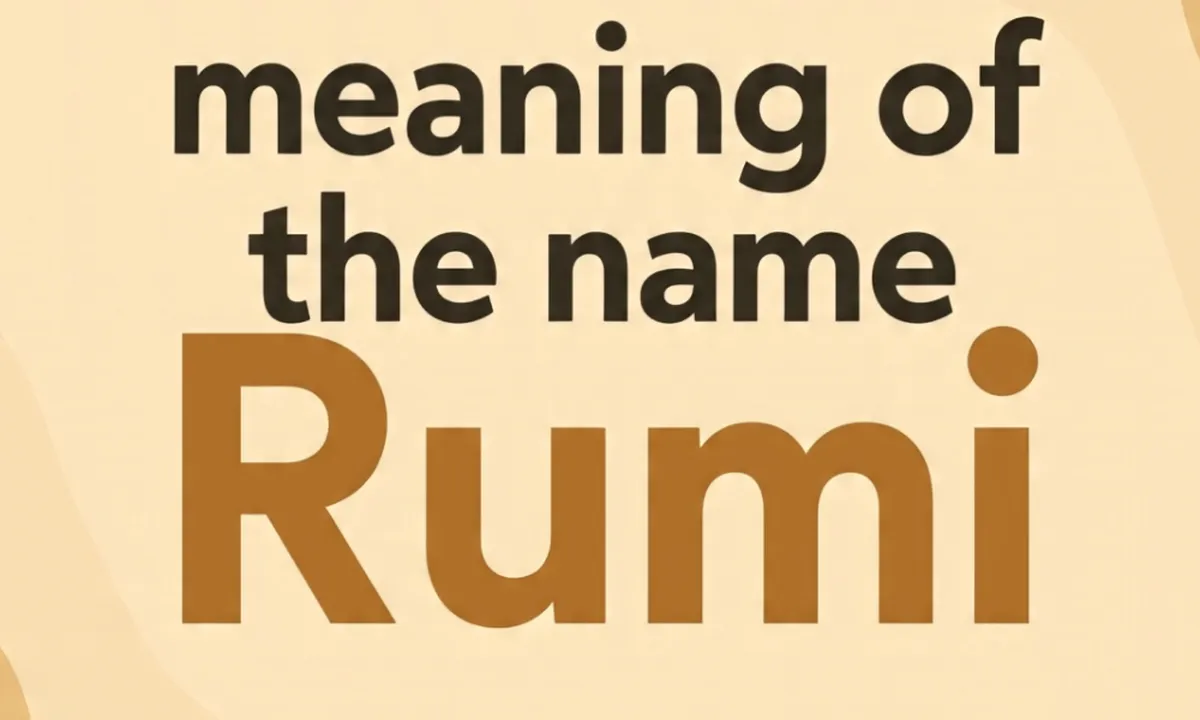 Arti Nama Rumi: Makna, Karakter, dan Inspirasi Rangkaian Nama
