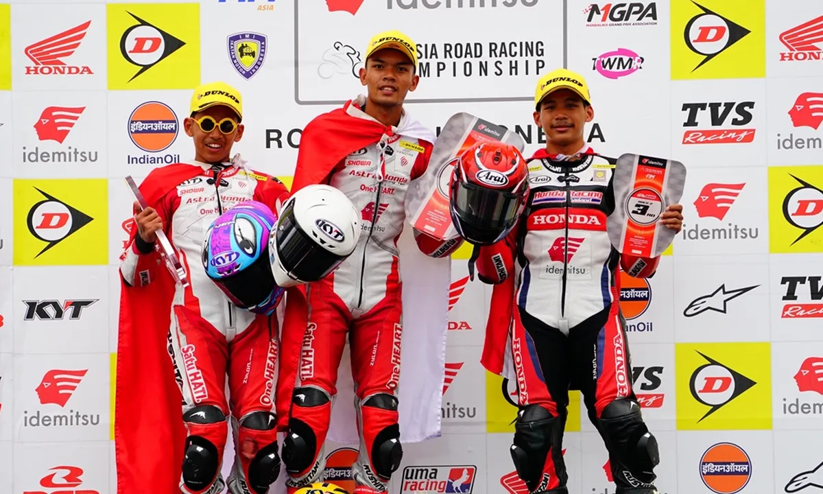Astra Honda Racing Team Boyong Podium di ARRC Mandalika 2024
