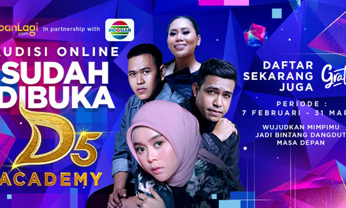 Audisi Online D'Academy 5 Sudah Dibuka, Yuk Daftar Sekarang!