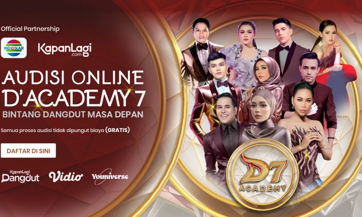 Audisi Online D'Academy 7 Sudah Dibuka, Berikut Tutorial Pendaftarannya