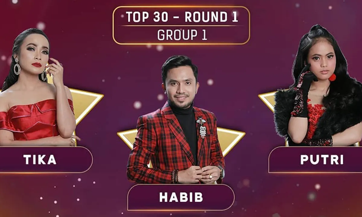 Babak Pertama Grup 1 D'Star Top 30: Putri Teratas, Tika Terendah