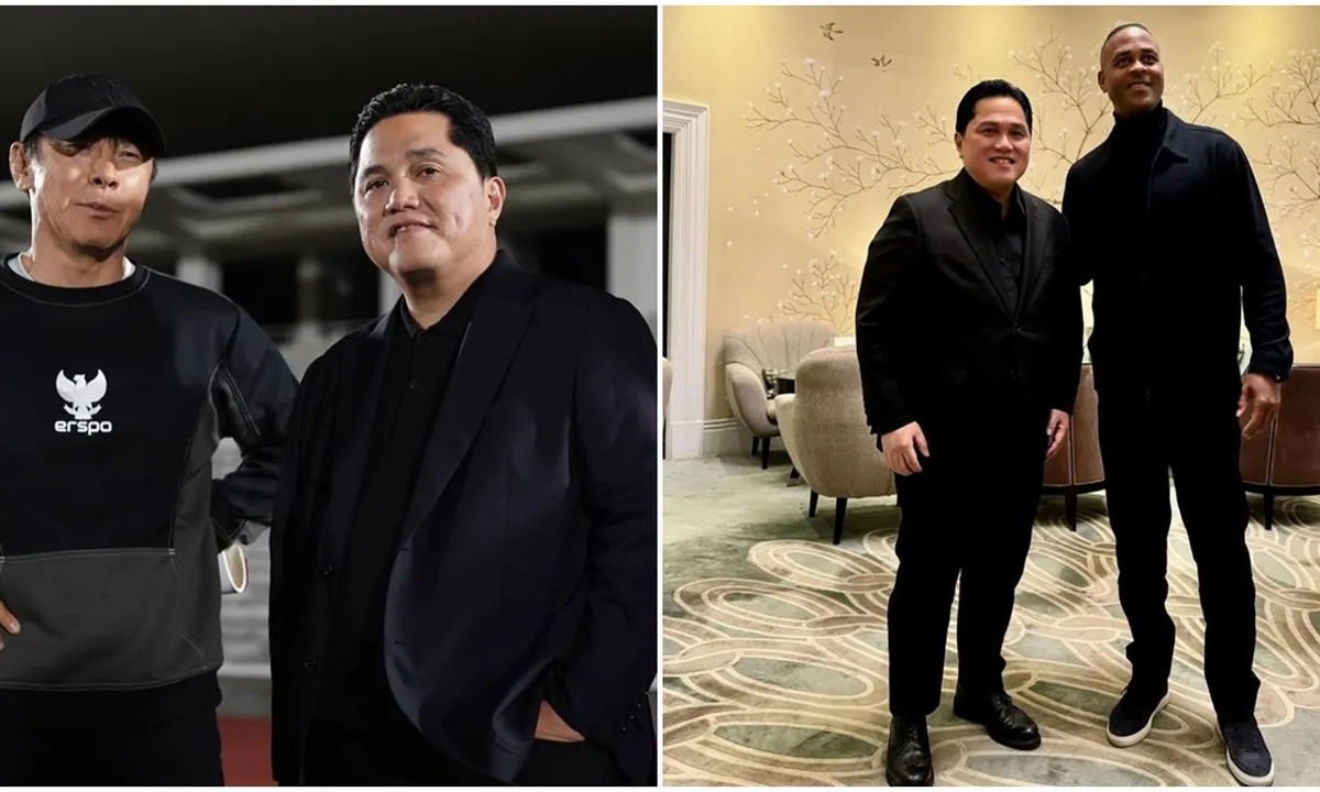 Balasan Singkat dari Erick Thohir untuk Shin Tae Yong dan Sambut Hangat Patrick Kluivert