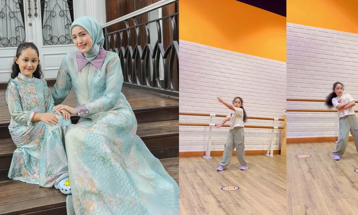 Aksi Anak Bungsu Pasha Ungu dan Adelia Wilhelmina Saat Latihan Dance, Langsung Hafal Gerakan