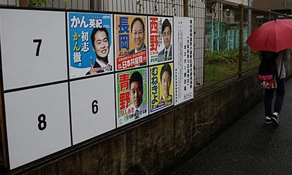 Berbeda Dengan Indonesia, Poster Kampanye di Jepang Terpasang Lebih Rapi