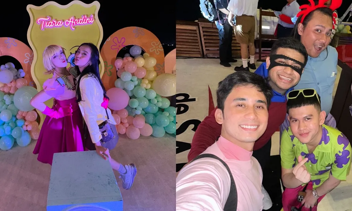 Bertema Bikini Bottom, Sederet Seleb Hadir di Pesta Ultah Tiara Andini - Ada Alshad Ahmad Juga Paling Disorot