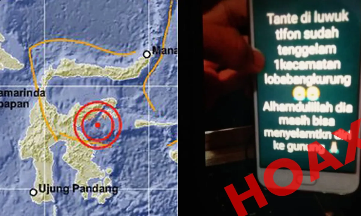 Bikin Panik Warga, Bermunculan Kabar Hoax Adanya Tsunami Setelah Gempa Sulteng